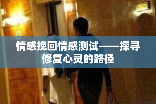 情感挽回情感测试——探寻修复心灵的路径
