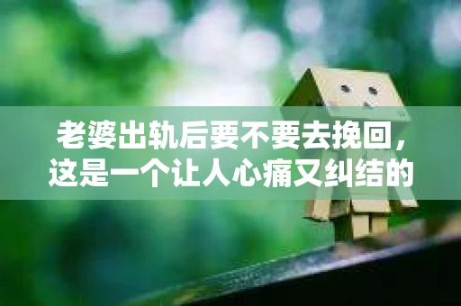 老婆出轨后要不要去挽回，这是一个让人心痛又纠结的问题。在这个问题上，每个人都有自己的看法和选择。今天，我就来和大家聊聊这个话题，希望能给大家带来一些帮助。