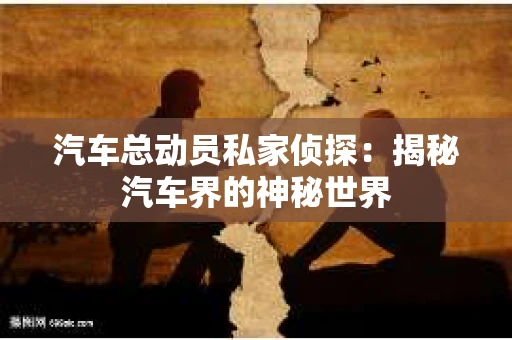 汽车总动员私家侦探：揭秘汽车界的神秘世界