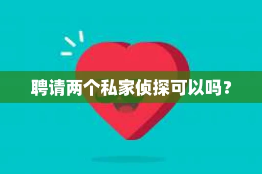 聘请两个私家侦探可以吗？