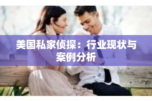 美国私家侦探：行业现状与案例分析