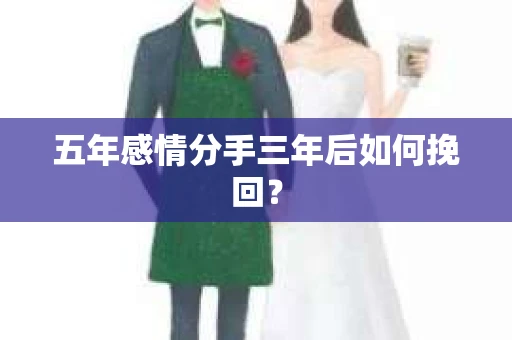 五年感情分手三年后如何挽回？