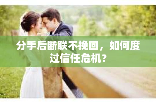 分手后断联不挽回，如何度过信任危机？