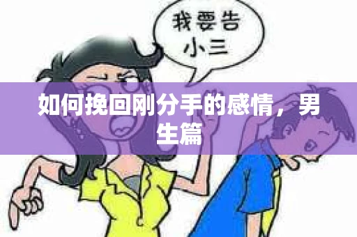 如何挽回刚分手的感情，男生篇