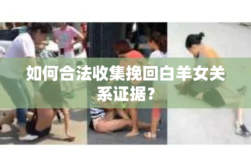 如何合法收集挽回白羊女关系证据？