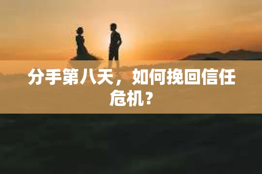 分手第八天，如何挽回信任危机？