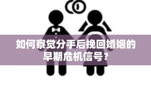 如何察觉分手后挽回婚姻的早期危机信号？