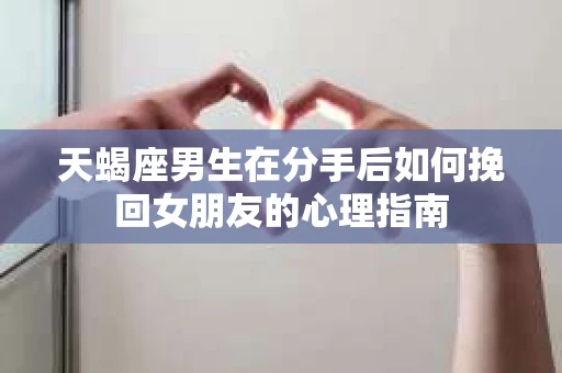 天蝎座男生在分手后如何挽回女朋友的心理指南